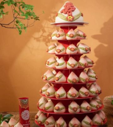 郑州火车站地区游记图文-独特的生日礼物选择，让老领导感动不已。花饽饽真是仪式感十足