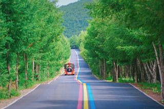 河北七彩森林里藏着童话世界中的魔法屋,丹霞地貌洞穴房,太奇妙