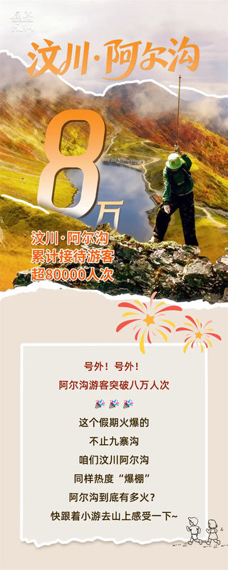 汶川阿尔沟突破8万人次｜翻的不是山，是年少炙热的心愿，是难以释怀的遗憾~