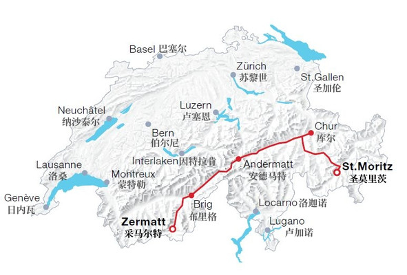 乘坐冰川快车，探索瑞士最老古城——库尔