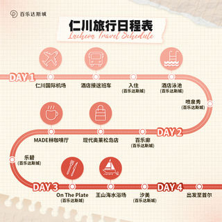 百乐达斯仁川行日程表~收藏！