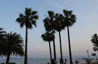 沙滩 海峡 金门岛 巨石 碉堡 婚纱照