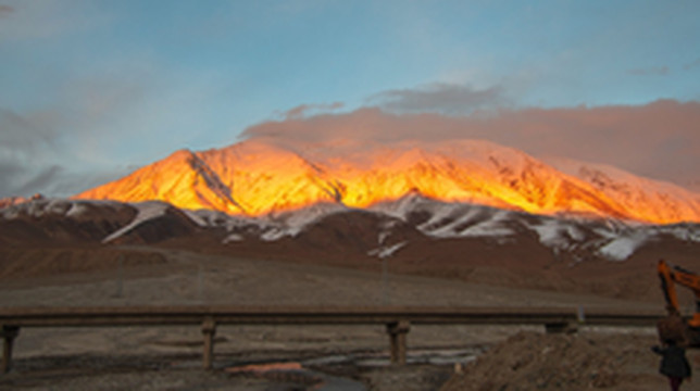 南疆游记图片] 一场春雪把石头城和金草滩点缀的如梦如幻