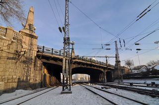 哈尔滨霁虹桥上的欧式元素