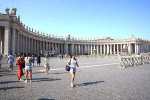 梵蒂冈游记图文-游梵蒂冈圣彼得大教堂