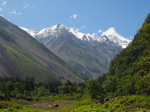 贡嘎山环线的小众景区—田湾河游记