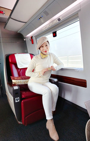 济南站搭乘高铁商务座