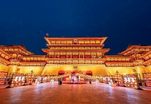 洛邑古城/丽景门十字街游记图文-探究为何洛邑古城并非称为洛阳古城，揭秘历史文化之谜。