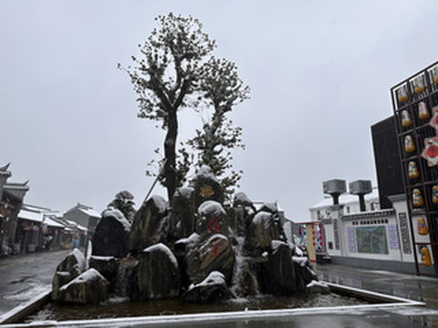 南通栟茶:当雪花与古镇邂逅
