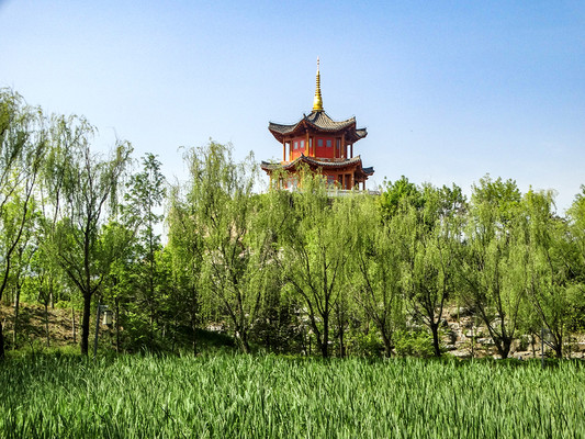 在齐物潭犹如在仙境中漫步