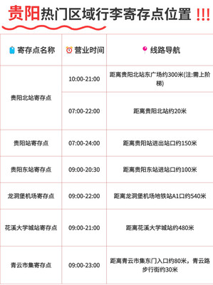 实用干货!贵阳行李寄存详细流程!