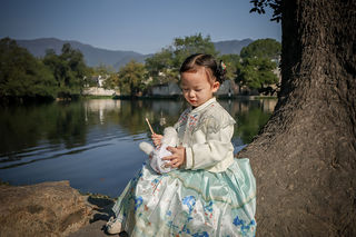 徽派宏村，行走在一幅水墨画卷里