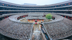 福建游记图片] 生土夯筑出的文化瑰宝、建筑史上的一朵奇葩，永定土楼、时光里的守望