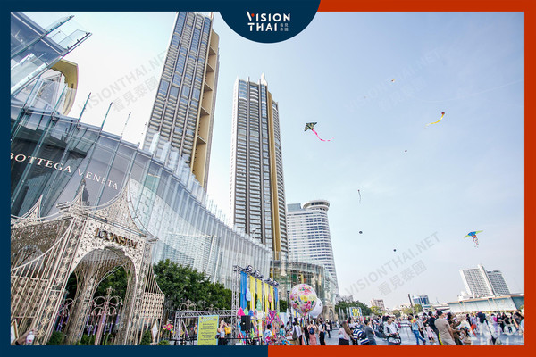 2023曼谷ICONSIAM暹罗天地风筝节开跑！联手泰国艺术家在空中开画展