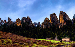 峨眉之秀,华山之险神奇的自然奇迹——则岔石林