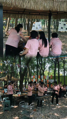 龙之梦商务碰撞,云梦谷团建凝聚力量