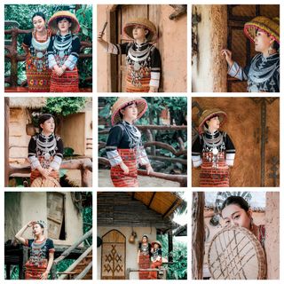 三亚‖槟榔谷,黎族服装拍摄很风情