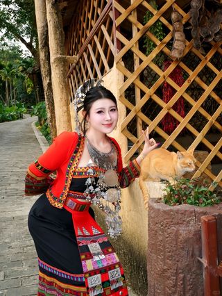 打卡槟榔谷，换装当黎妹📷