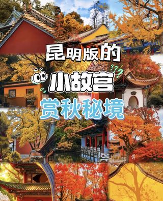 昆明秋日懒人攻略🍂｜黑龙潭公园赏秋！✨，