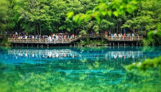 同期净增百万人次 九寨沟不断改写记录