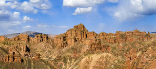 秘境冰沟 奇幻丹霞 天造地设自然奇观