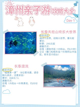 漳州亲子游|5天超全攻略🎈 一起边玩边学