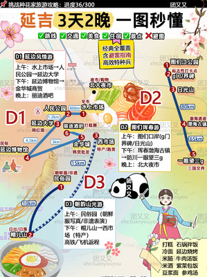 延吉🌺超细+避雷指南‼️3天2晚旅游攻略(美食