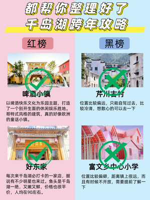 都帮你整理好了，千岛湖跨年攻略！！