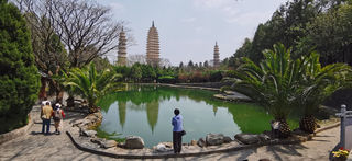 2023北京自驾滇桂黔:赏花之旅11:崇圣寺三塔景区