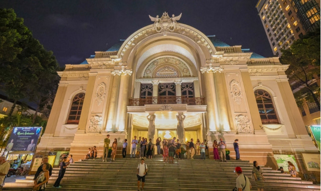 越南 胡志明市 旅游 滨城市场 夜市 奥修 胡志明市景点