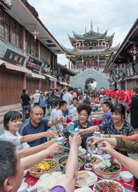 会理游记图片] 会理古城3万余人共品端午药根宴