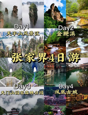 张家界,凤凰古城4日游游记