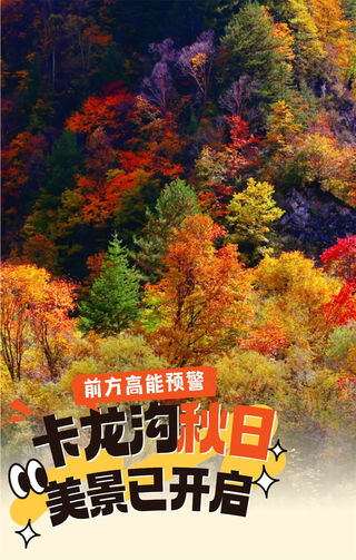 后悔!没带1T内存来卡龙沟的秋天!