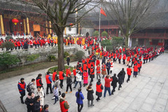 普陀山游记图片] 三步一拜 南京栖霞古寺义工团普陀山朝圣之旅圆满