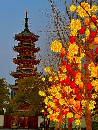 一直以为豫园够美了🏮直到我去了龙华寺