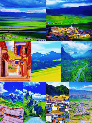 四川川西甘南串一起游玩九曲莲宝叶则夏河拉卜楞寺甘迦秘境扎尕那郎木寺8天7晚旅游路线