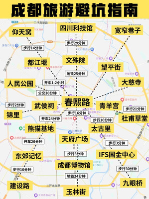成都旅游为什么要住春熙路,看这篇就知道了