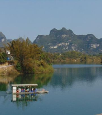 怀远游记图文-两江交汇处，怀远古镇的山水美如画，让人挪不开步