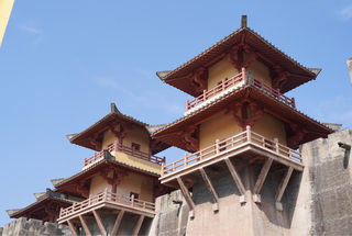 “七五团”浙江行(三) (走进横店霸气秦宫王城)