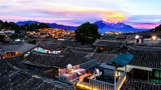 浅玩丽江古城，隐于花园秘密观古城雪山全景美宿