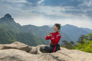 雨后游蒙山，苍茫水云间