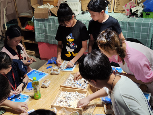 贝壳贴画DIY | 厦门海洋研学活动 用小小的双手，留住大海的礼物
