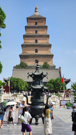 3.丝绸之路及甘青大环线漫记-游览了西安的大慈恩寺、大雁塔以及大唐不夜城。