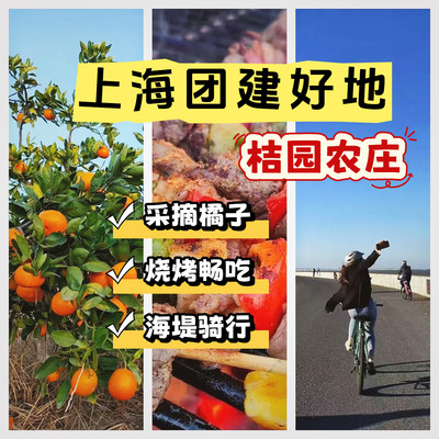 甜蜜团建指南：长兴岛桔园农庄一日游，解锁摘桔子的N种快乐玩法！