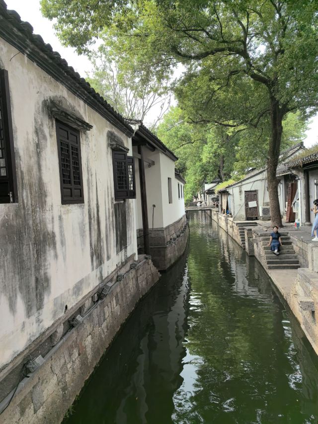 八字桥乌篷船码头旅行图片 1