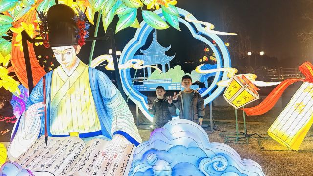 金平湖灯秀旅行图片 9