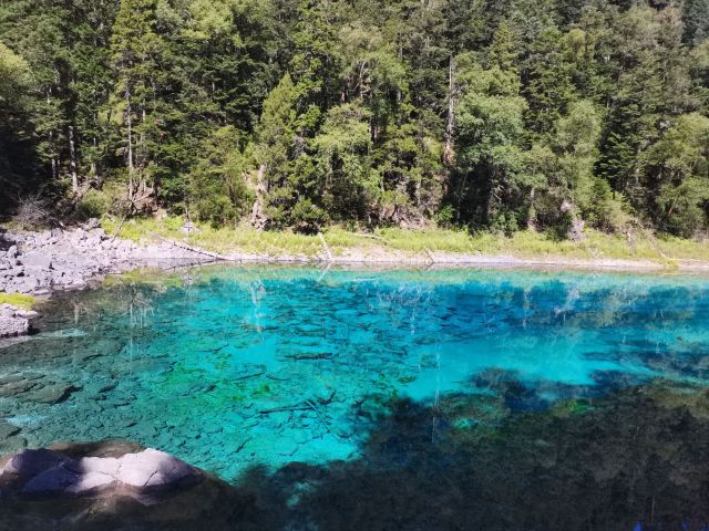 九寨沟景区五彩池观景台旅行图片 9