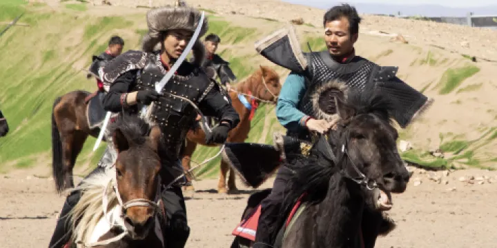 大型馬術實景劇《蒙古馬頌》