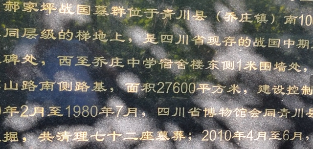 青川郝家坪战国墓群旅行图片 5