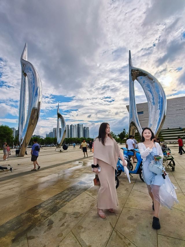 烟台金沙滩海滨公园-观景台旅行图片 4